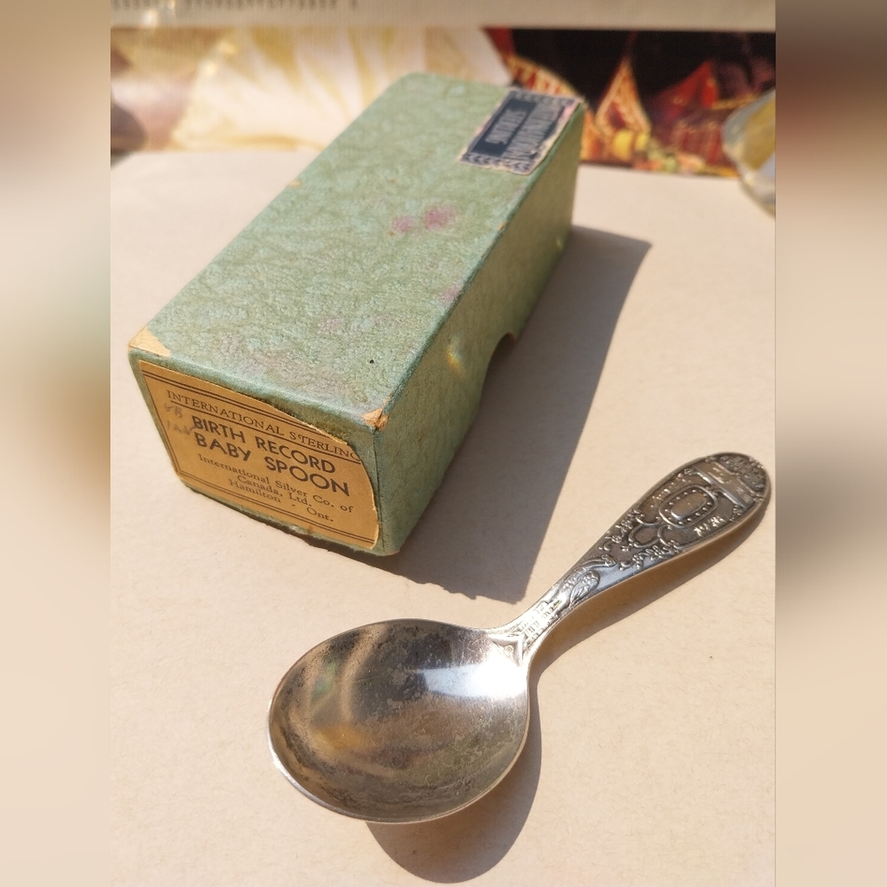 Silver Sterling Baby Spoon - Picture 13 of 15